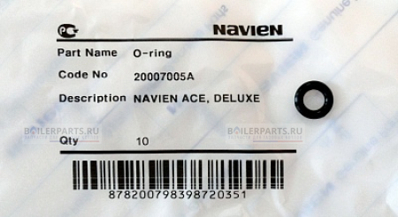 Кольцо уплотнительное манометра NAVIEN 20007005