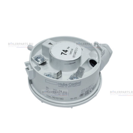 Прессостат (пневмореле) реле давления дыма HUBA CONTROL 74 Pa ARISTON 65104672-01