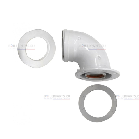 Отвод коаксиальный BAXI 60/100 71410141