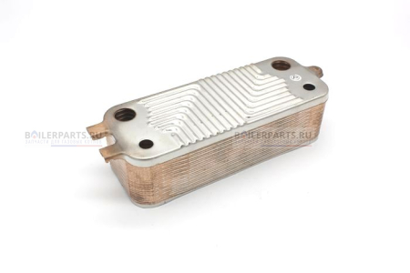 Теплообменник вторичный 190 мм 20 пластин BOSCH ZILMET 8716771988