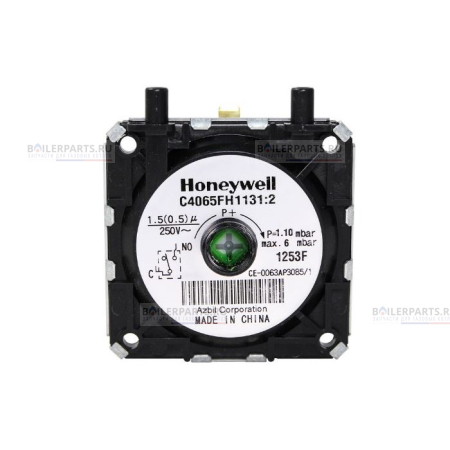 Прессостат (пневмореле) реле давления воздуха HONEYWELL 1.1-6 mBar BAXI C4065FH1131