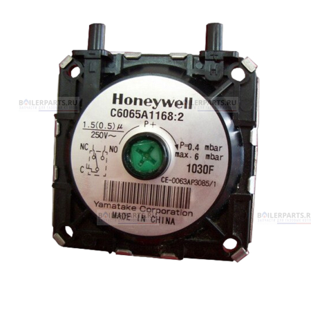 Прессостат (пневмореле) реле давления воздуха HONEYWELL 0.4-6 mBar BAXI, MORA TOP C6065A1168