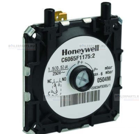 Прессостат (пневмореле) реле давления воздуха HONEYWELL 0.48-6 mBar BAXI, MORA TOP, PROTHERM C6065F1