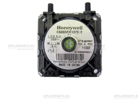 Прессостат (пневмореле) реле давления воздуха HONEYWELL 0.68-6 mBar BAXI, MORA TOP, PROTHERM C6065FH