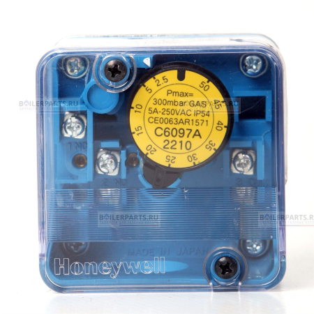 Реле давления газа HONEYWELL 2.5-50 mBar C6097A2210