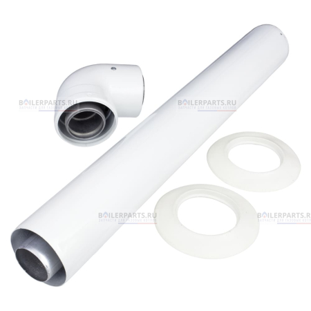 Комплект коаксиальной трубы FONDITAL 60/100 1000 мм 0KITCONC00