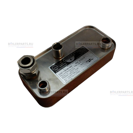 Теплообменник вторичный 190 мм 16 пластин ZILMET 17B1951600