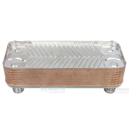 Теплообменник вторичный 190 мм 16 пластин ZILMET 17b1901415