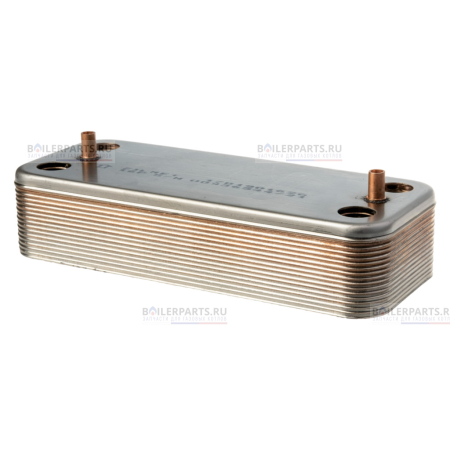Теплообменник вторичный 190 мм 16 пластин ZILMET 17B1901600