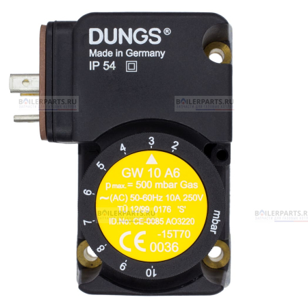 Датчик давления газа GW 10 A6 DUNGS 2-10 mBar 228724