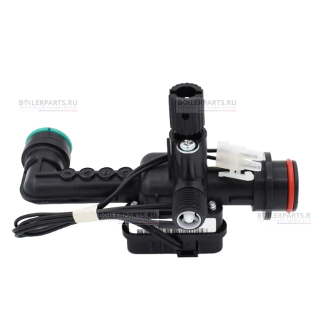 Гидроузел датчика протока ГВС с краном подпитки в сборе NAVIEN 30002725D