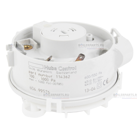 Прессостат (пневмореле) реле давления воздуха HUBA CONTROL 100/1000 Pa 604.99526