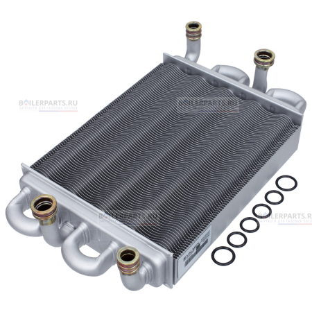 Теплообменник первичный битермический 220 мм BAXI 710537600