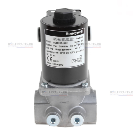 Газовый клапан Rp 1" 3,7 bar HONEYWELL VE4025B1102