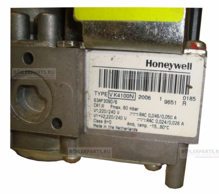 Газовый клапан Rp 1/2" 36 bar HONEYWELL VK4100N2006