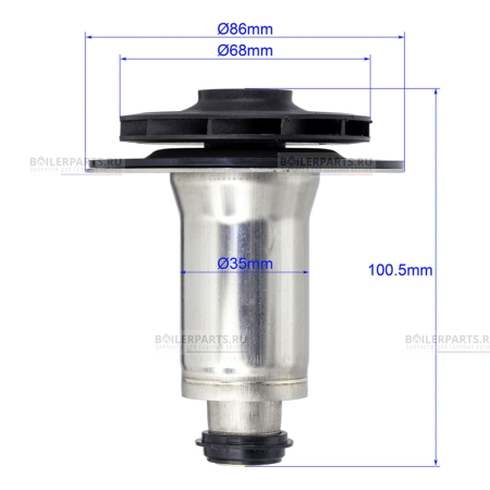 Якорь циркуляционного насоса WILO KSL/5 4071012