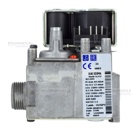 Газовый клапан ARISTON  G 3/4" ISO228 6 bar SIT 60001612 [142]