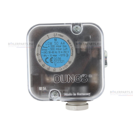 Реле давления газа/воздуха LGW 3 A4 DUNGS 0.4-3 mBar ARISTON, ELCO 64280407
