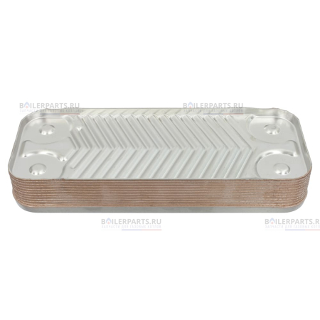 Теплообменник вторичный 190 мм 12 пластин ARISTON ZILMET 65104333.12PL