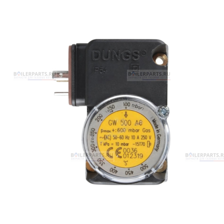 Реле давления газа GW 500 A6 DUNGS 100-500 mBar ECOFLAM 65310853