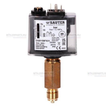 Реле давления газа DSB158F931 SAUTER 0-25000 mBar ELCO 65312206