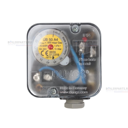 Реле давления газа UB 50 А4 DUNGS 2.5-50 mBar ELCO 65323034