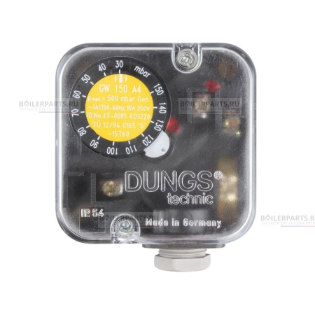 Реле давления газа GW 150 A4 DUNGS 30-150 mBar WEISHAUPT 691356