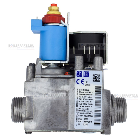 Газовый клапан FONDITAL 6 bar SIEMENS 6VALVGAS06