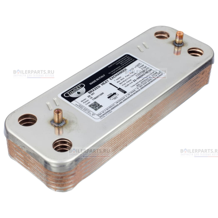 Теплообменник вторичный 190 мм 12 пластин ALPENHOFF ZILMET 7006902439