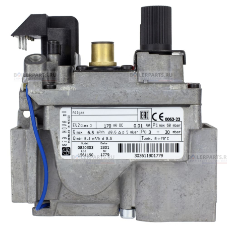 Клапан газовый комбинированый BAXI 1/2" 60 bar SIT 721601300