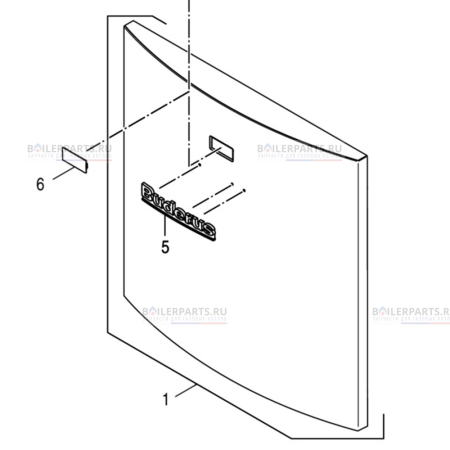 Панель передняя для котлов Buderus 7747027661