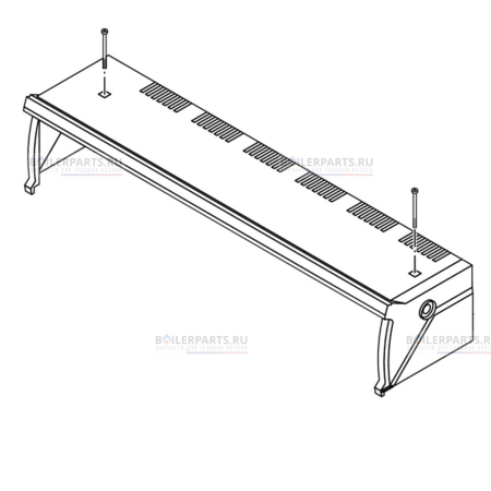 Корпус R431X верхняя часть для котлов Buderus 7747023028
