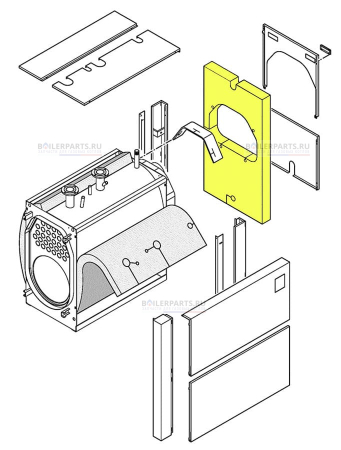 Теплоизоляционный мат задний для котлов Viessmann 7816569
