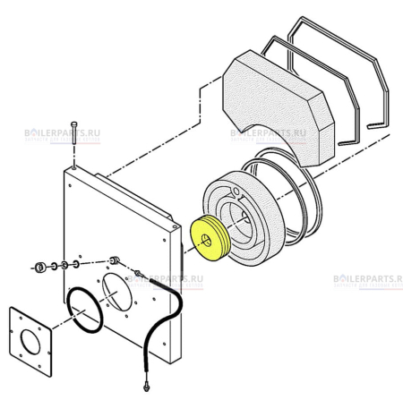 Теплоизоляционный мат D=350 для котлов Viessmann 7819570