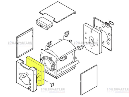Теплоизоляционный мат передней стенки для котлов Viessmann 7824227