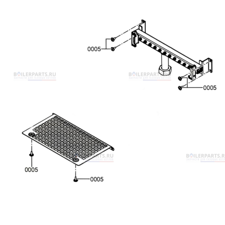 Набор крепежных элементов для котлов Viessmann 7825525