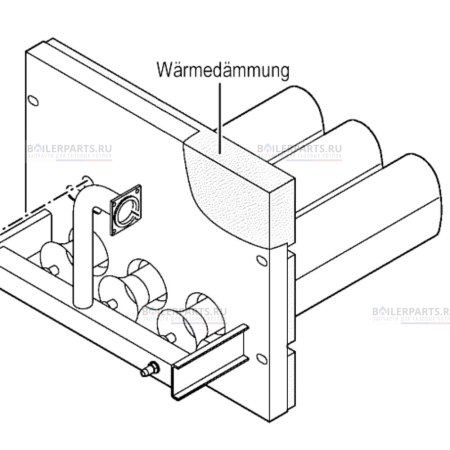 Теплоизоляционный мат для котлов Viessmann 48 кВт 7825636