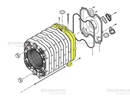 Задний сегмент для котлов Viessmann 7827568
