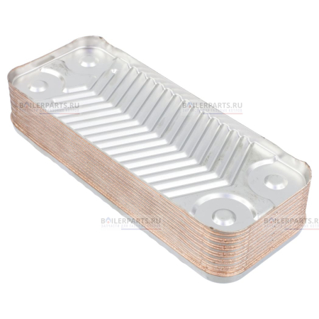 Теплообменник вторичный 190 мм 14 пластин VIESSMANN ZILMET 7829304