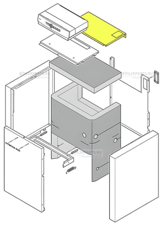 Верхний задний лист для котлов Viessmann 7823650