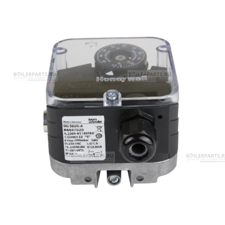 Реле давления газа/воздуха DG50UG-4 KROMSCHRODER 2.5-50 mBar 84447020