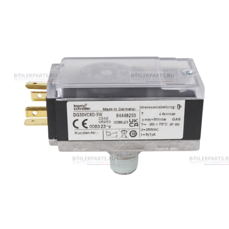 Реле давления газа/воздуха DG30VC8D-5W KROMSCHRODER 8-30 mBar 84448250