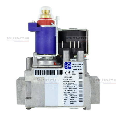 Газовый клапан WOLF G 3/4" 6 bar SIT 8601895