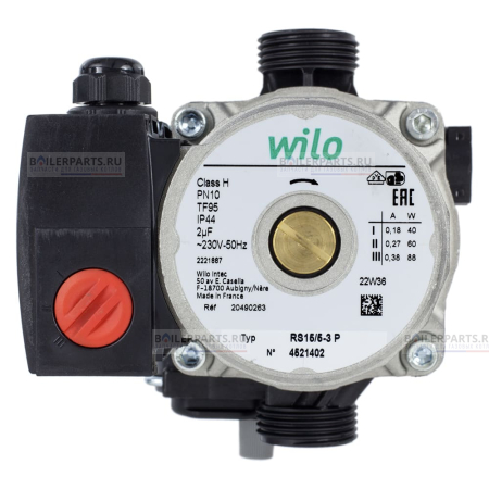 Насос контура отопления Wilo RS 15/5-3 P для котлов Wolf CGB/CGW/CGS-24 кВт 8602721