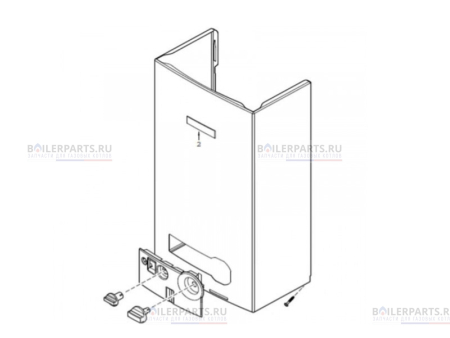 Кожух для котлов Bosch/Buderus 87054313270