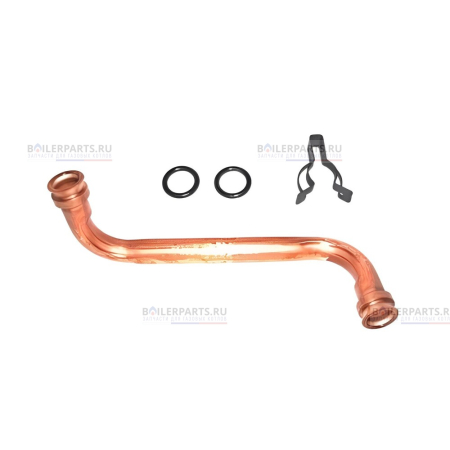 Патрубок соединения ХВ к теплообменнику BOSCH 87007150610