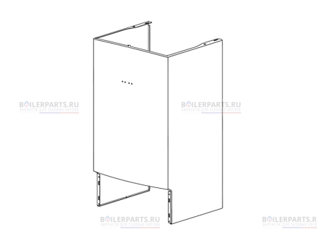 Кожух для котлов Bosch/Buderus/Junkers 87160119130