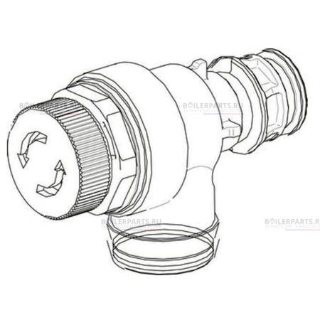 Предохранительный клапан 8 бар (пластиковый) для котлов Bosch/Buderus/Junkers 8716117369