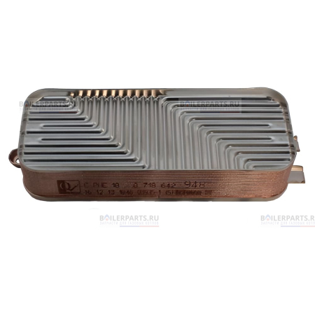 Теплообменник вторичный 190 мм 18 пластин BOSCH ZILMET 87167719870