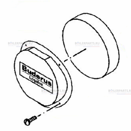 Теплоизоляционный диск с отверстиями для котлов Bosch/Buderus/Junkers SM400/SU500/80 87185418140 [16